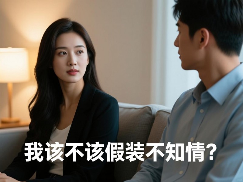 发现伴侣出轨后，我该不该假装不知情？