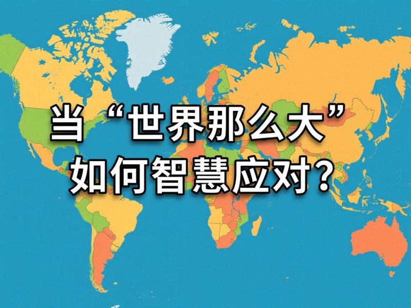 当“世界那么大”的冲动来袭，如何智慧应对？