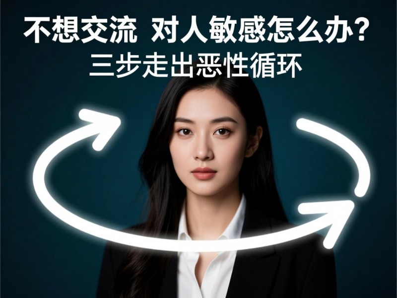 不想交流、对人敏感怎么办？三步走出恶性循环